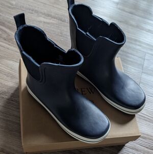 Kids Navy Rain Boots Size 4